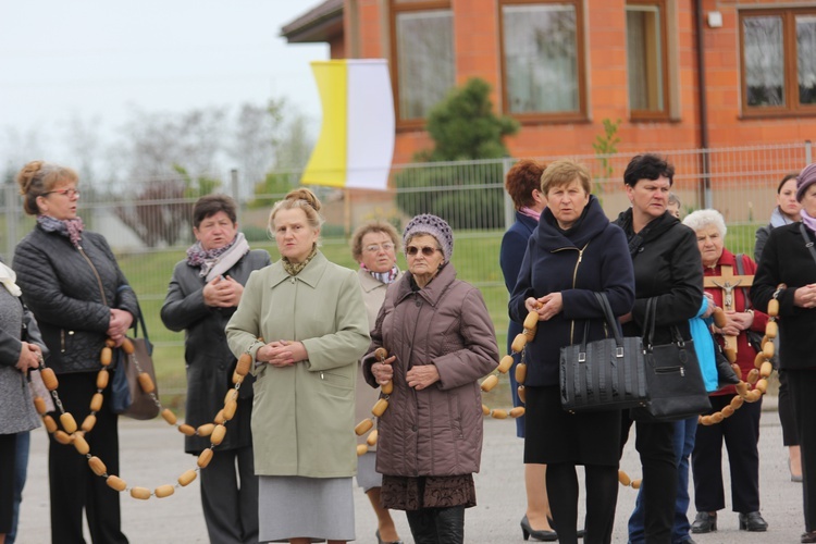 Powitanie ikony MB Częstochowskiej w Nowem