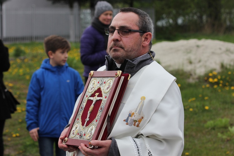 Powitanie ikony MB Częstochowskiej w Nowem