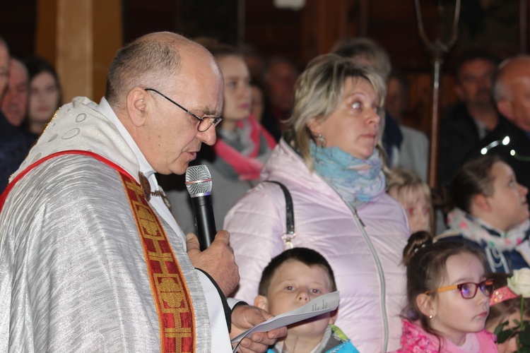 Powitanie ikony MB Częstochowskiej w Nowem