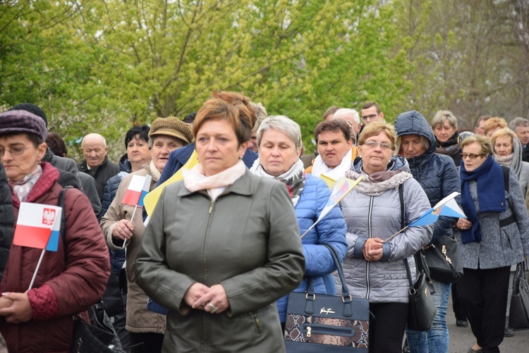 Powitanie ikony MB Częstochowskiej w Miłonicach