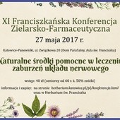 Konferencja o ziołolecznictwie, Katowice, 27 maja