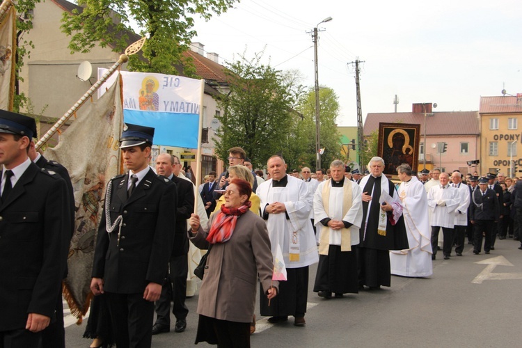 Powitanie ikony MB Częstochowskiej w Krośniewicach