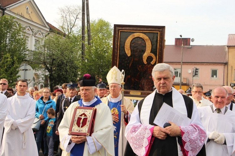 Powitanie ikony MB Częstochowskiej w Krośniewicach