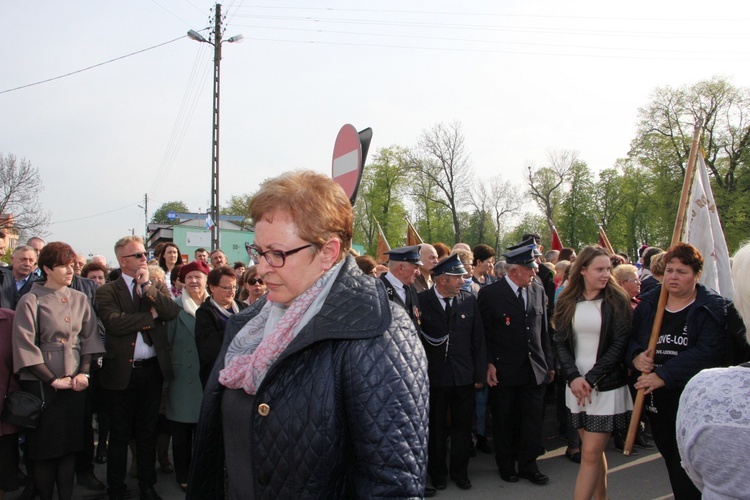 Powitanie ikony MB Częstochowskiej w Krośniewicach