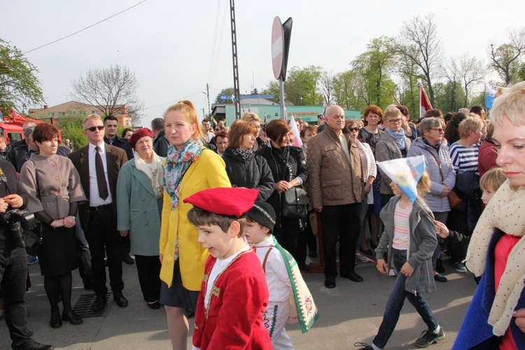 Powitanie ikony MB Częstochowskiej w Krośniewicach