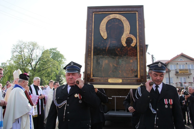 Powitanie ikony MB Częstochowskiej w Krośniewicach