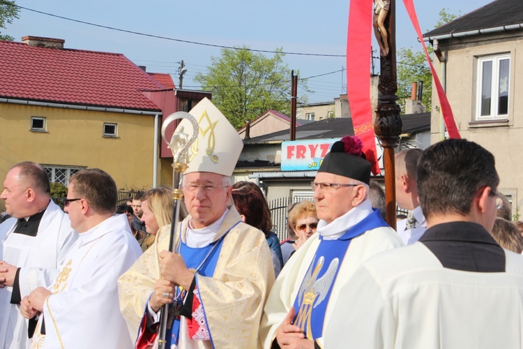 Powitanie ikony MB Częstochowskiej w Krośniewicach