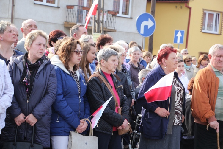 Powitanie ikony MB Częstochowskiej w Krośniewicach