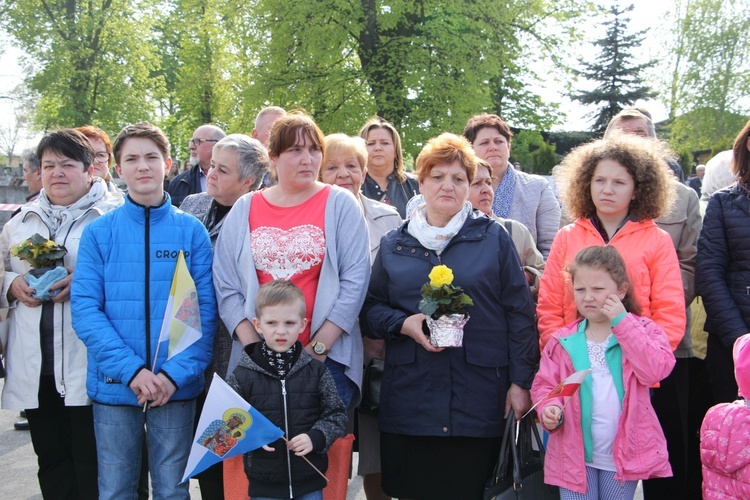 Powitanie ikony MB Częstochowskiej w Krośniewicach