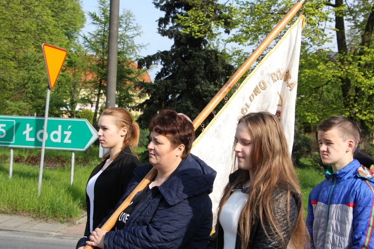 Powitanie ikony MB Częstochowskiej w Krośniewicach