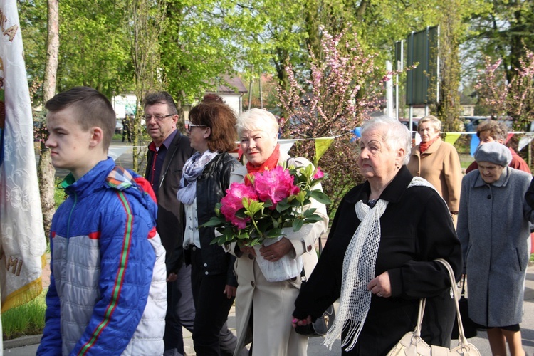 Powitanie ikony MB Częstochowskiej w Krośniewicach