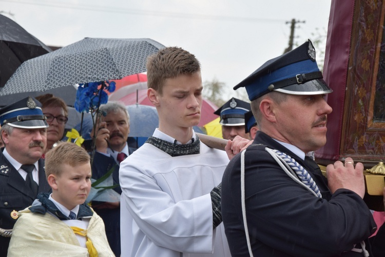 Powitanie ikony MB Częstochowskiej w Imielnie