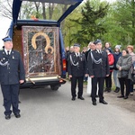 Powitanie ikony MB Częstochowskiej w Ostrowach