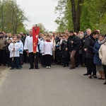 Powitanie ikony MB Częstochowskiej w Ostrowach