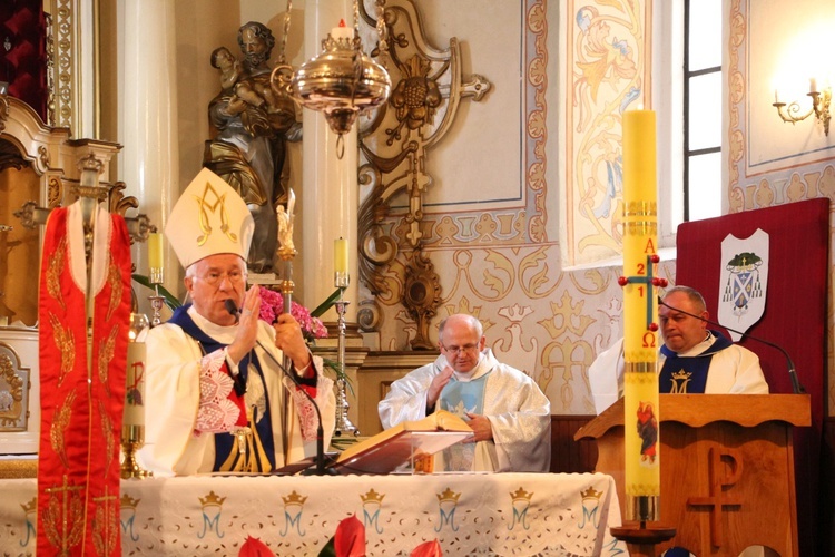 Powitanie ikony MB Częstochowskiej w Dąbrowicach