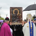 Powitanie ikony MB Częstochowskiej w Dąbrowicach