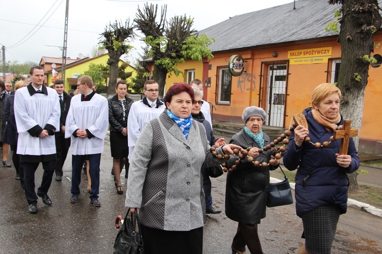 Powitanie ikony MB Częstochowskiej w Dąbrowicach