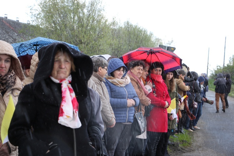 Powitanie ikony MB Częstochowskiej w Dzierzbicach