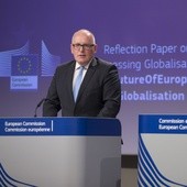 Zaskakujące słowa Fransa Timmermansa ws. Polski 