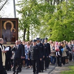 Powitanie ikony MB Częstochowskiej w parafii Sobótka