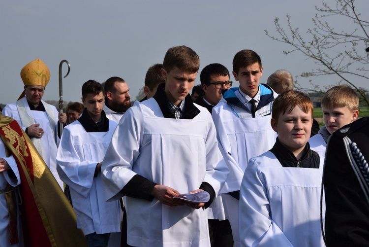 Powitanie ikony MB Częstochowskiej w parafii Sobótka