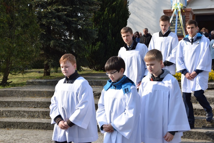 Powitanie ikony MB Częstochowskiej w parafii Sobótka