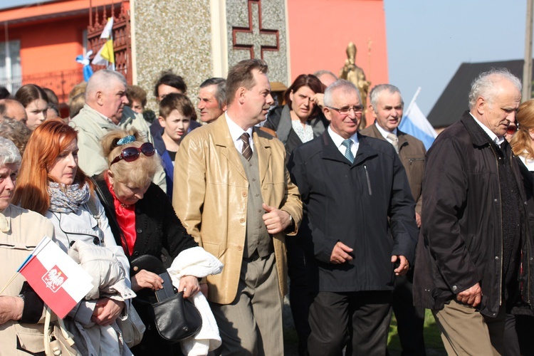 Powitanie ikony MB Częstochowskiej w Mazewie