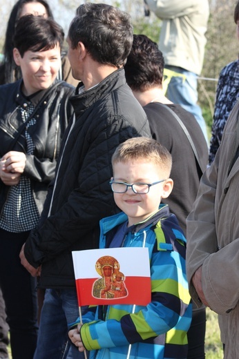 Powitanie ikony MB Częstochowskiej w Mazewie