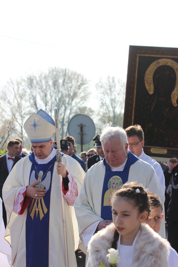 Powitanie ikony MB Częstochowskiej w Mazewie