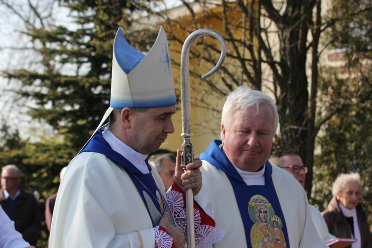 Powitanie ikony MB Częstochowskiej w Mazewie