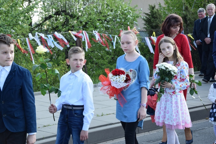 Powitanie ikony MB Częstochowskiej w Topoli Królewskiej