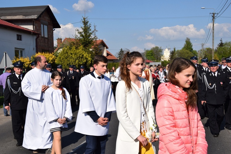 Powitanie ikony MB Częstochowskiej w Topoli Królewskiej