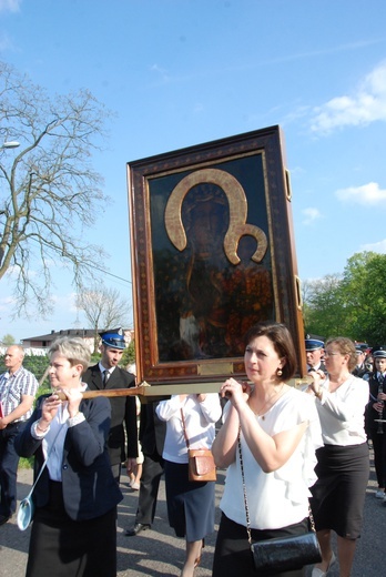 Powitanie ikony MB Częstochowskiej w Siedlcu