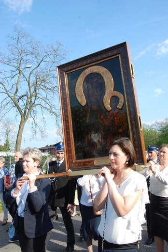 Powitanie ikony MB Częstochowskiej w Siedlcu