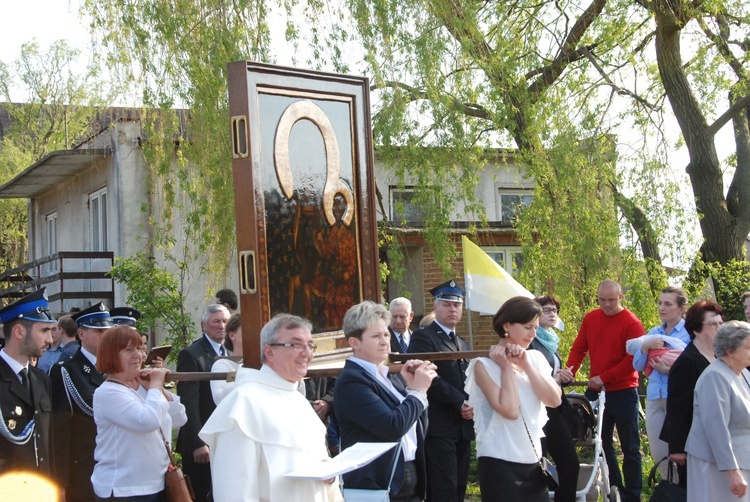 Powitanie ikony MB Częstochowskiej w Siedlcu