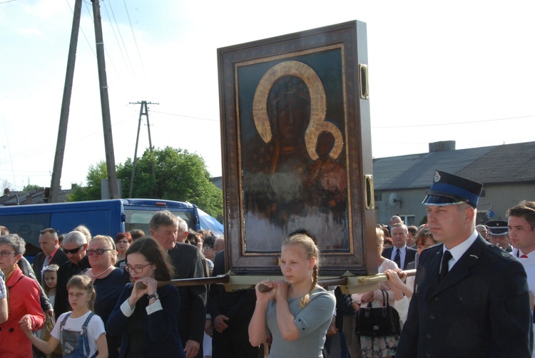 Powitanie ikony MB Częstochowskiej w Siedlcu