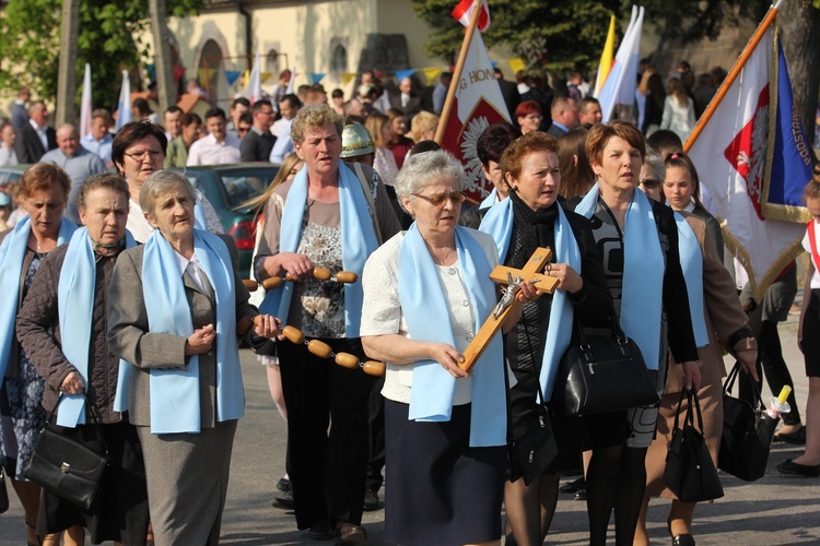 Powitanie ikony MB Częstochowskiej w Siedlcu