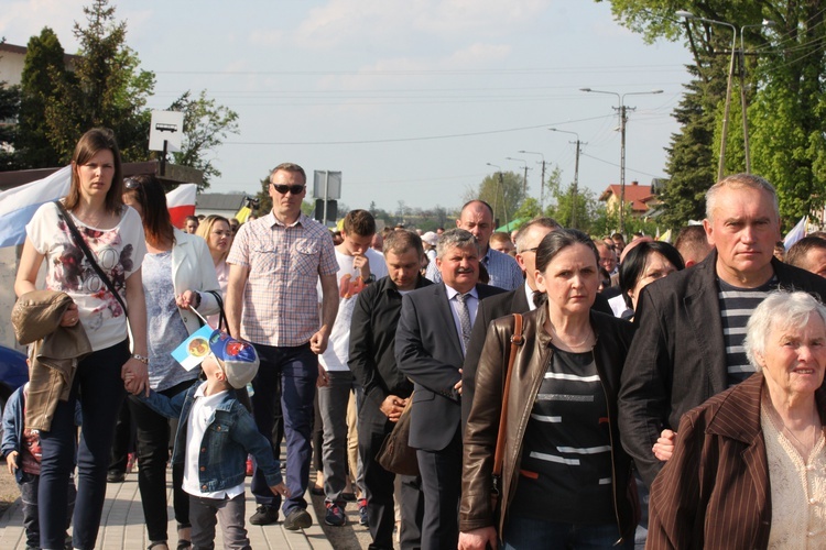 Powitanie ikony MB Częstochowskiej w Siedlcu