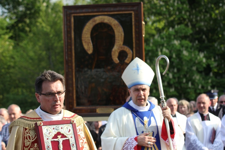 Powitanie ikony MB Częstochowskiej w Siedlcu