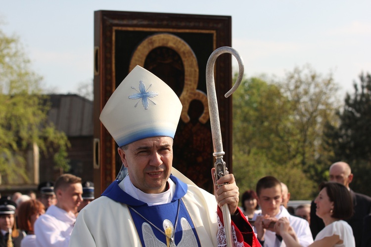 Powitanie ikony MB Częstochowskiej w Siedlcu