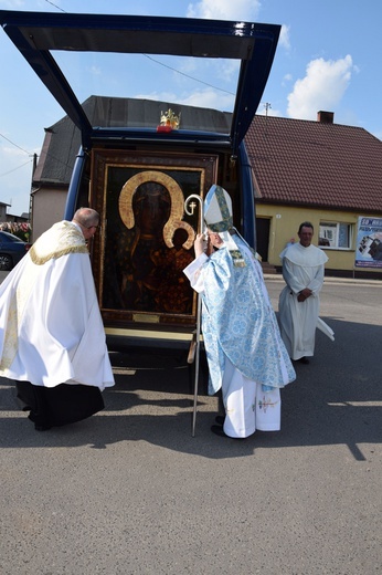 Powitanie ikony MB Częstochowskiej w Grabowie