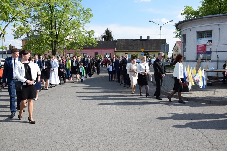 Powitanie ikony MB Częstochowskiej w Grabowie