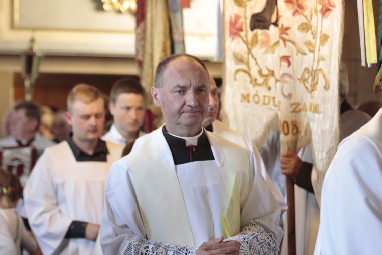 Powitanie ikony MB Częstochowskiej w Leźnicy Małej