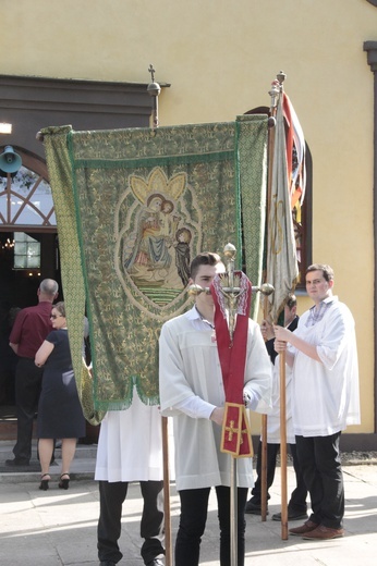 Powitanie ikony MB Częstochowskiej w Leźnicy Małej