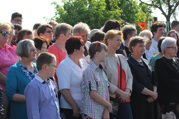 Powitanie ikony MB Częstochowskiej w Leźnicy Małej