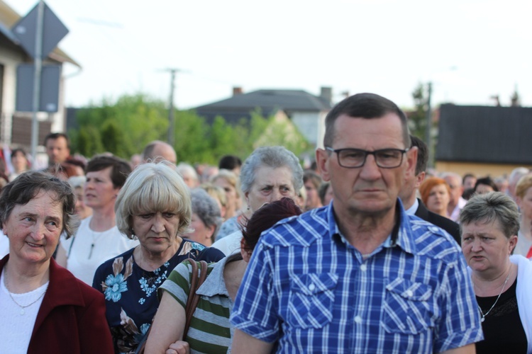 Powitanie ikony MB Częstochowskiej w Leźnicy Małej