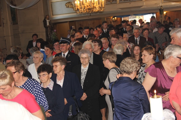 Powitanie ikony MB Częstochowskiej w Leźnicy Małej