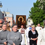 Powitanie ikony MB Częstochowskiej w parafii św. Andrzeja Apostoła w Łęczycy