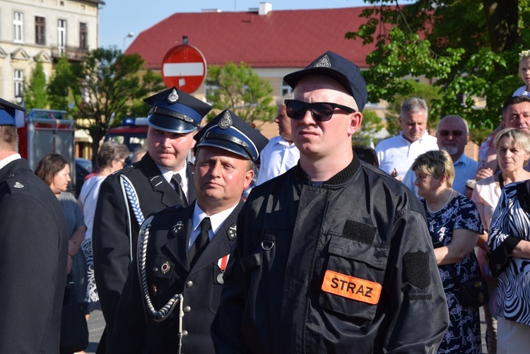 Powitanie ikony MB Częstochowskiej w parafii św. Andrzeja Apostoła w Łęczycy