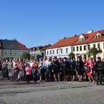 Powitanie ikony MB Częstochowskiej w parafii św. Andrzeja Apostoła w Łęczycy